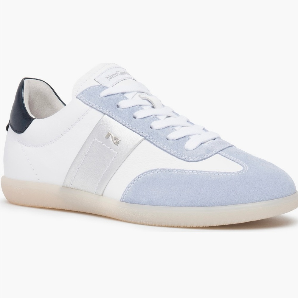 Nero Giardini Mixed Leather Low-Top Sneakers - Picture 3 of 5